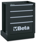 Fixed Module with 4 Drawers for RSC50, 588x367mm, Central Lock, Adjustable Feet - BetaRSC50 RSC50 M4