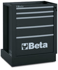 Fixed Module with 5 Drawers for RSC50, 588x367mm, Central Lock, Adjustable Feet - BetaRSC50 RSC50 M5