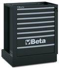 Fixed Module with 8 Drawers for RSC50, 588x367mm, Central Lock, Adjustable Feet - BetaRSC50 RSC50 M8