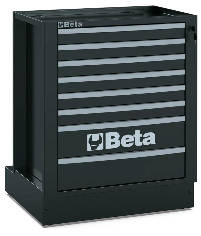 Fixed Module with 8 Drawers for RSC50, 588x367mm, Central Lock, Adjustable Feet - BetaRSC50 RSC50 M8