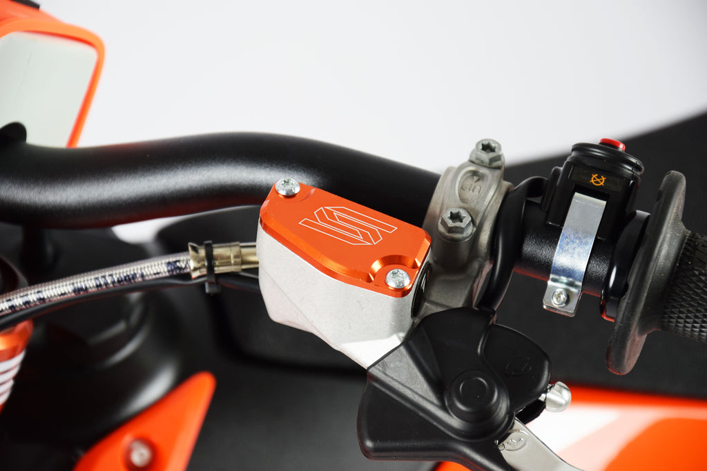 CLUTCH MASTER CYLINDER COVER ORANGE 13-22 KTM FREERIDE 65 85 SX SCAR 5803
