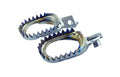 TITANIUM FOOTPEGS 08-26 SUZUKI RM-Z RMX Z 250 450 ANTI-MUD 60mm 18 TEETH SCAR S4516AM