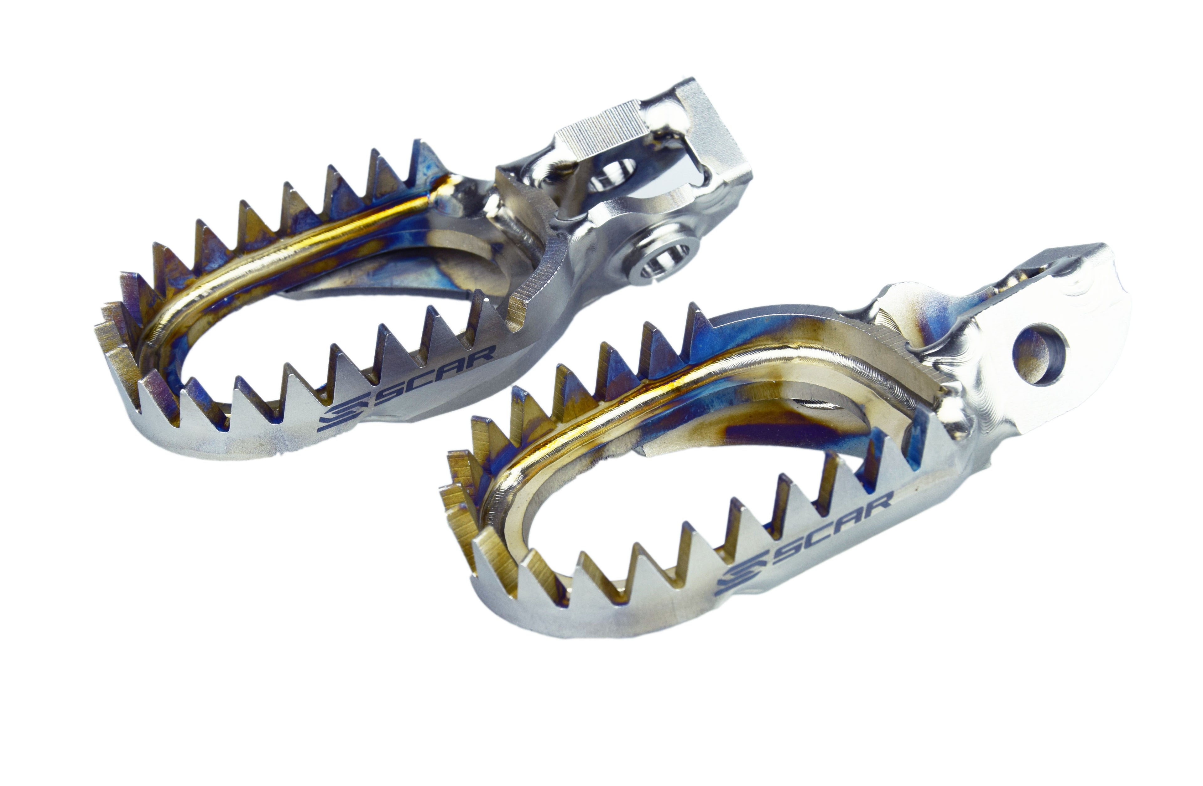 TITANIUM FOOTPEGS 16-24 KTM HUSQVARNA GASGAS SX XC EXC TC TX TE FC FE FX FS MC EC EX SCAR S5517AM