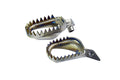 TITANIUM FOOTPEGS ANTI-MUD 26-26 DUCATI DESMO MX 450 60mm WIDE 18 TEETH GR5-TI SCAR S6516AM
