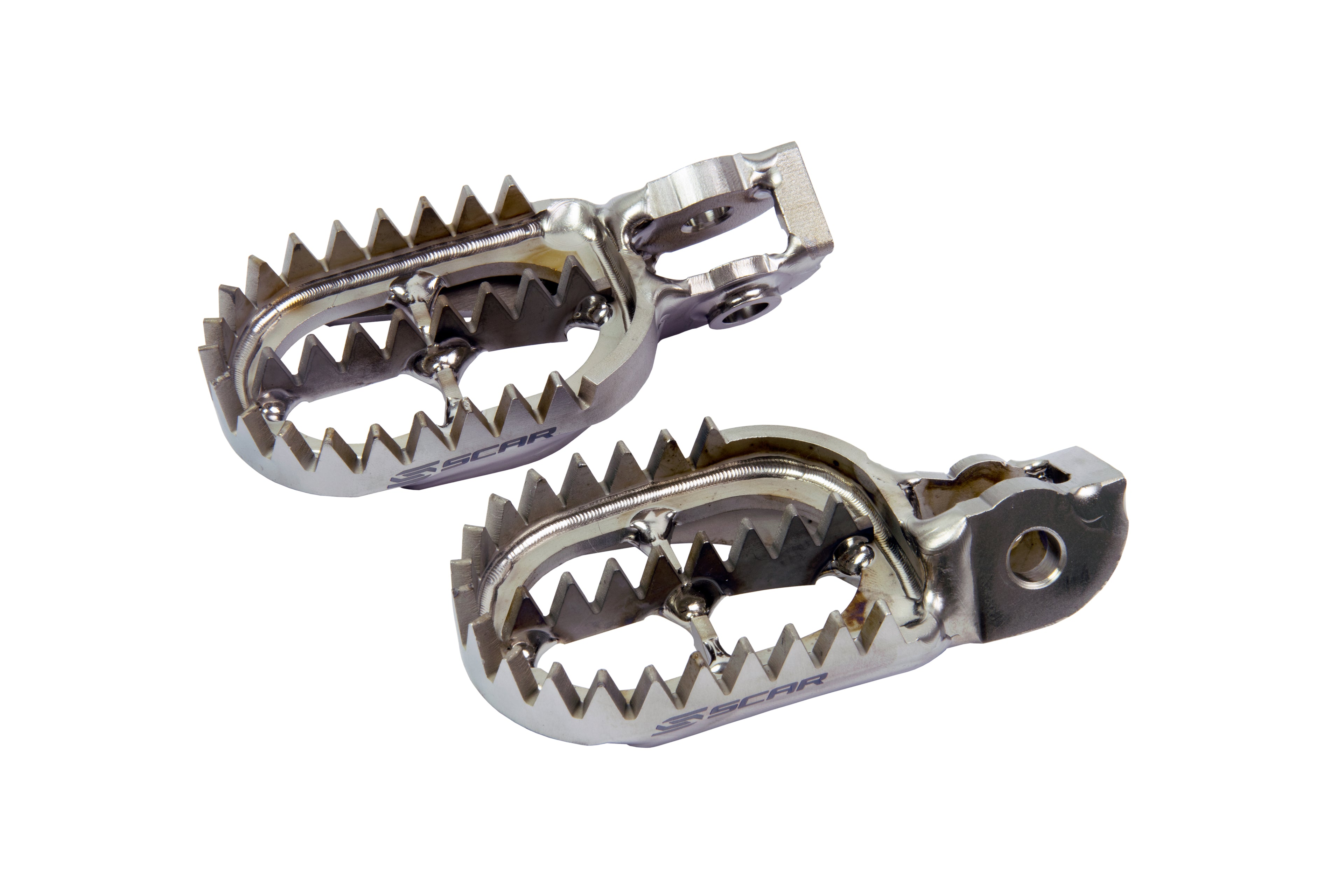 TITANIUM FOOTPEGS GRIPPER 23-26 STARK FUTURE VARG EX MX SM 1.0 1.2 10mm BACK SCAR S8516