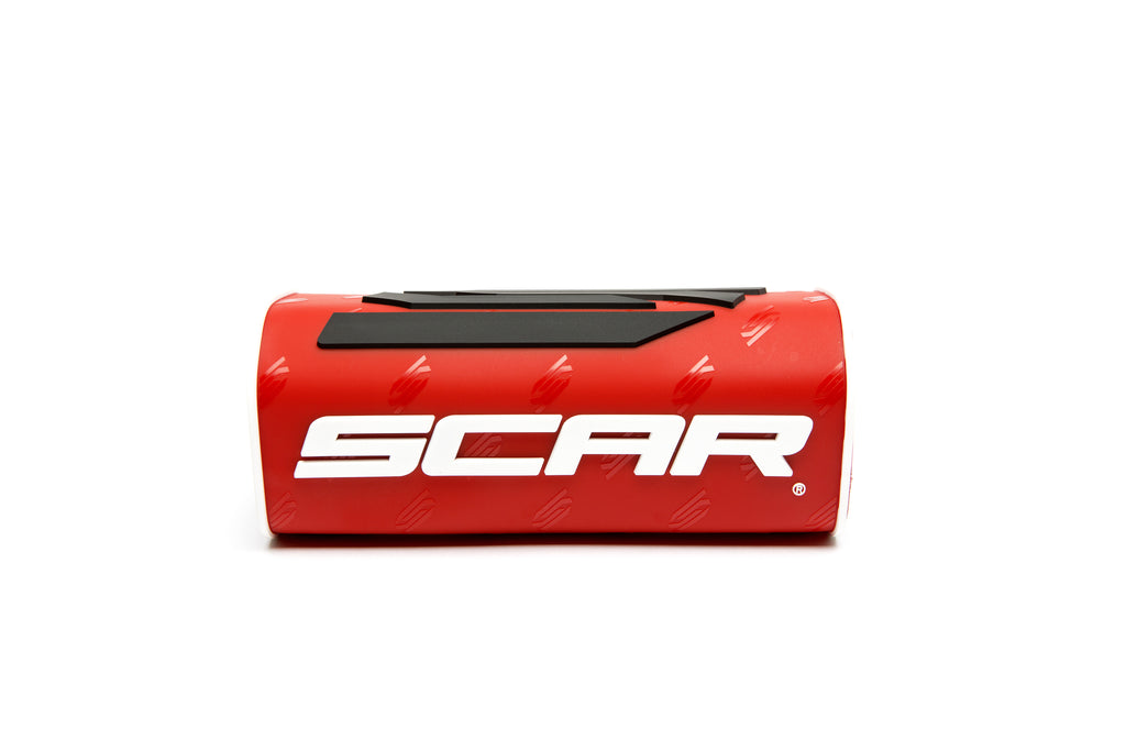 OVERSIZE HANDLEBAR PAD RED WITHOUT CROSSBAR 1 1-8 SCAR SMSORD