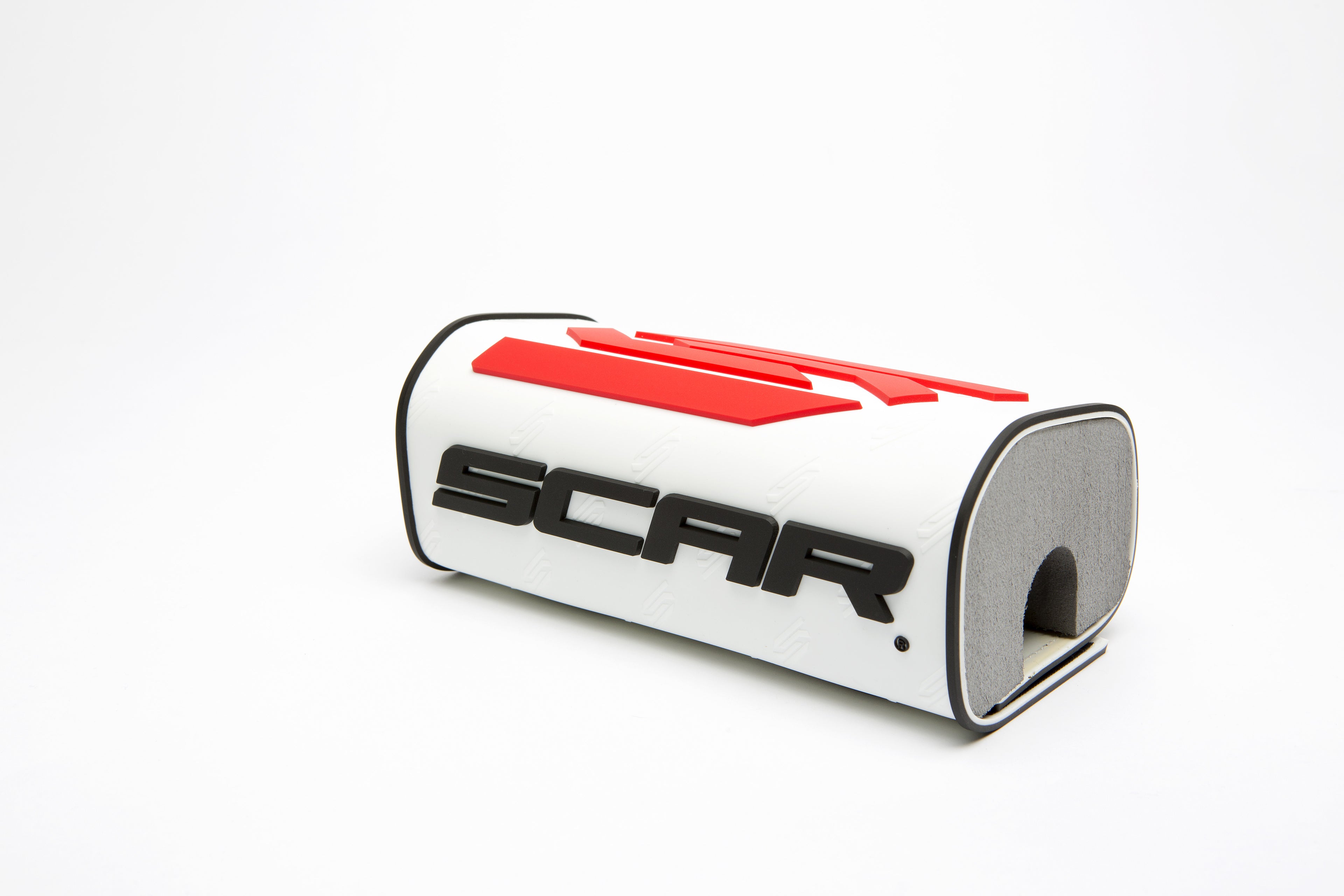 HANDLEBAR PAD WHITE OVERSIZE WITHOUT CROSSBAR SCAR SMSOW