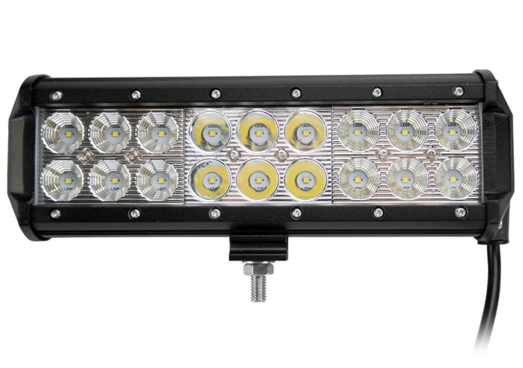226mm 9 LED SPOT LIGHT BAR 18LED 54W 12V - NO WIRING KIT