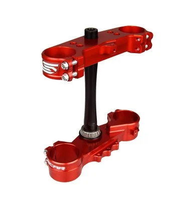 TRIPLE CLAMP RED 16-26 BETA RR RACE X-PRO RX 125 200 250 300 350 390 430 450 480 490 20mm SCAR S7410