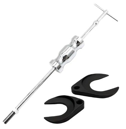 CV AXLE PULLER TOOL SET WITH SLIDE HAMMER & ADAPTERS 50mm & 65mm
