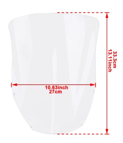 WINDSCREEN 2021-2023 HONDA CRF300L WINDSHIELD DEFLECTOR PROTECTOR