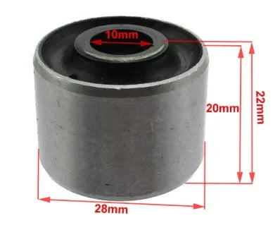 ENGINE BUSH SIZE 10x28x20 GY6 50 60 80 100 125 150 RSZ SCOOTER