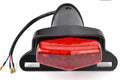 LUCAS STYLE CLASSIC VINTAGE MOTORCYCLE LED TAILLIGHT TRIUMPH BRITISH CAFE RACER BLACK