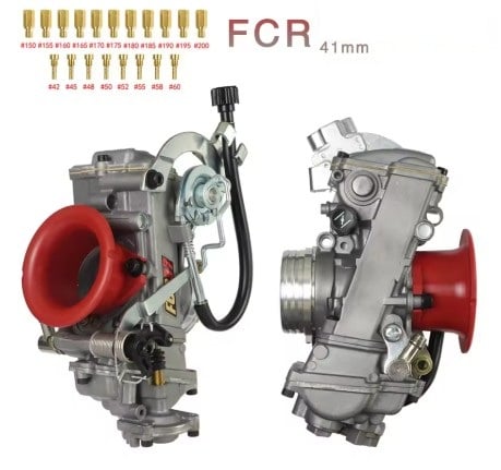 CARBURETOR ASSEMBLY FCR-41mm 450cc – 650cc HONDA KTM HUSQVARNA SUZUKI KAWASAKI