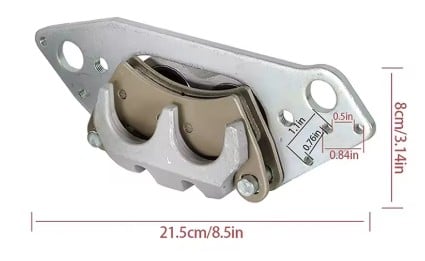 FRONT BRAKE CALIPER PAIR WITH PADS 2011-2019 POLARIS RANGER 900 2203747 1911283