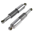 REAR TWIN SHOCK ABSORBERS 340mm CHROME 125–200CC YAMAHA YBR125
