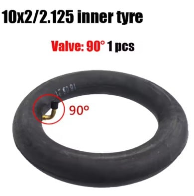 10INCH 10X2/2.125 INNER TUBE 90° VALVE