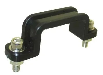 CABLE GUIDE FRONT PLATE BLACK WITH FIXING BOLTS