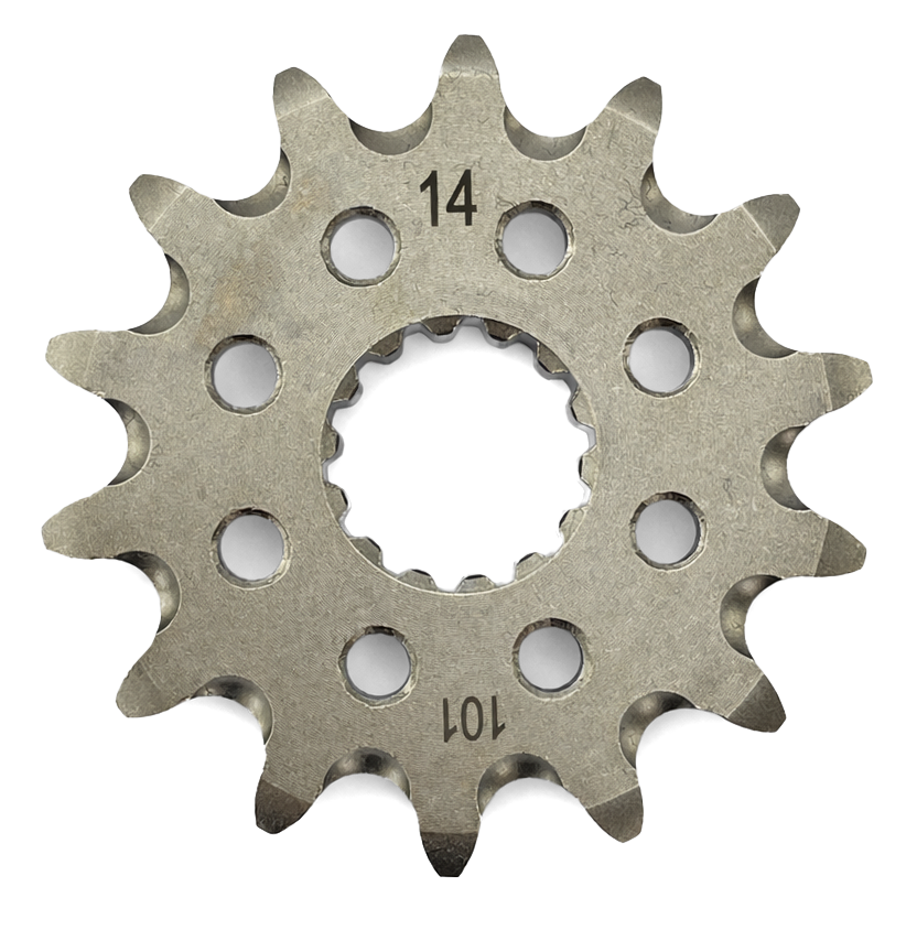 FRONT SPROCKET DUCATI DESMO 450 MX PROX 07.FS84026-14, GROOVED & LIGHTENED