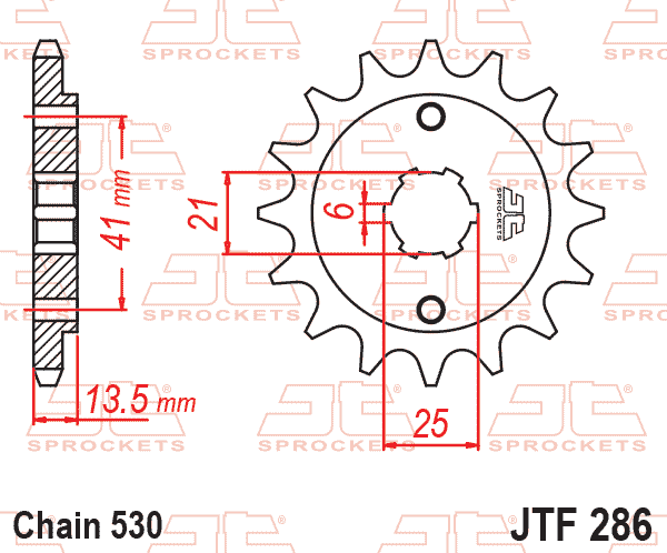 FRONT SPROCKET JTF286.15 JT