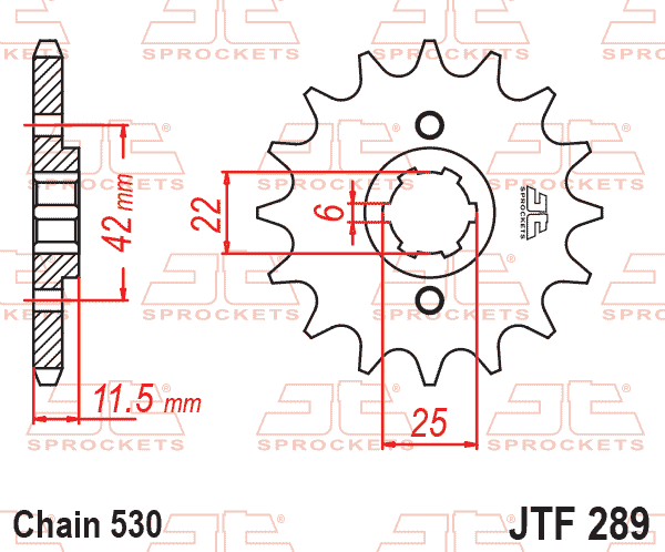 FRONT SPROCKET JTF289.15 JT