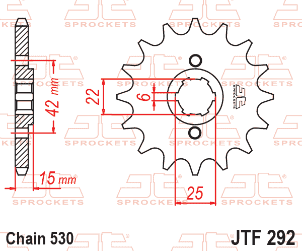 FRONT SPROCKET JTF292.16 JT