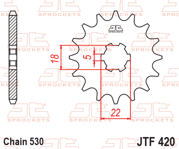 FRONT SPROCKET JTF420.15 JT