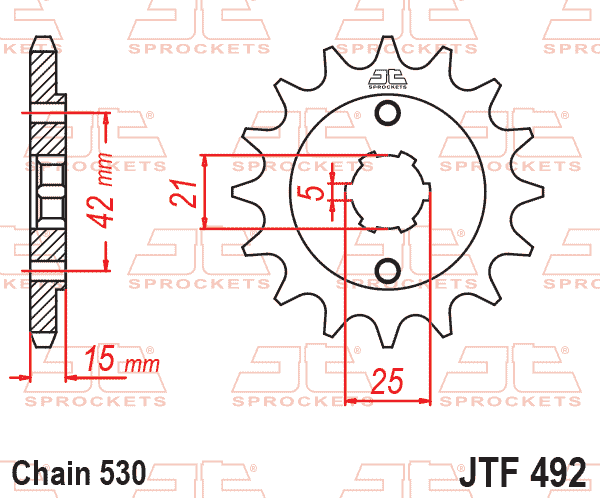 FRONT SPROCKET JTF492.15 JT