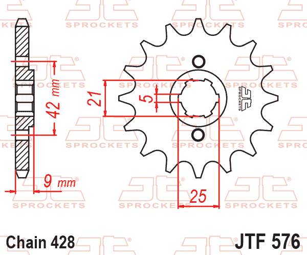 FRONT SPROCKET JTF576.18 JT