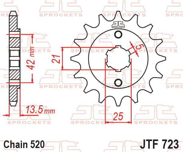 FRONT SPROCKET JTF723.14 JT