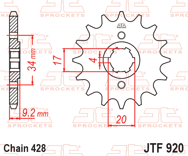 FRONT SPROCKET JTF920.15