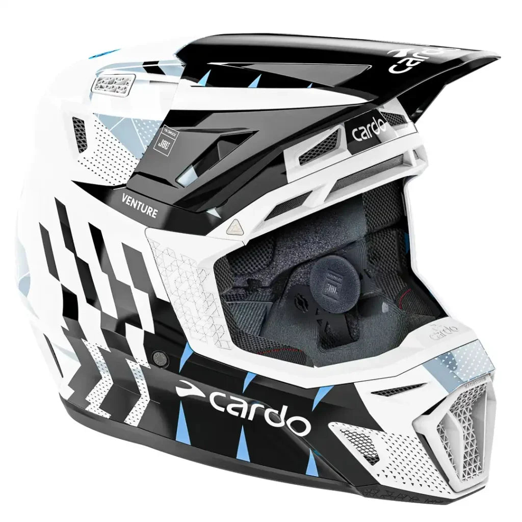 CARDO VENTURE MEDIUM OFF-ROAD HELMET INTEGRATED DYNAMIC MESH COMMUNICATION 40 mm JBL ECE 22.06 ACU APPROVED