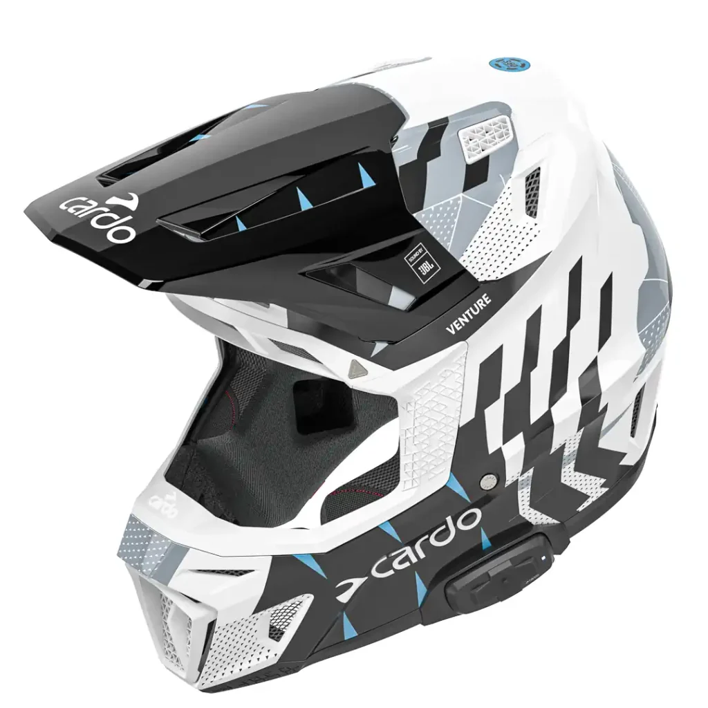 CARDO VENTURE LARGE OFF-ROAD HELMET INTEGRATED DYNAMIC MESH COMMUNICATION 40 mm JBL ECE 22.06 ACU APPROVED