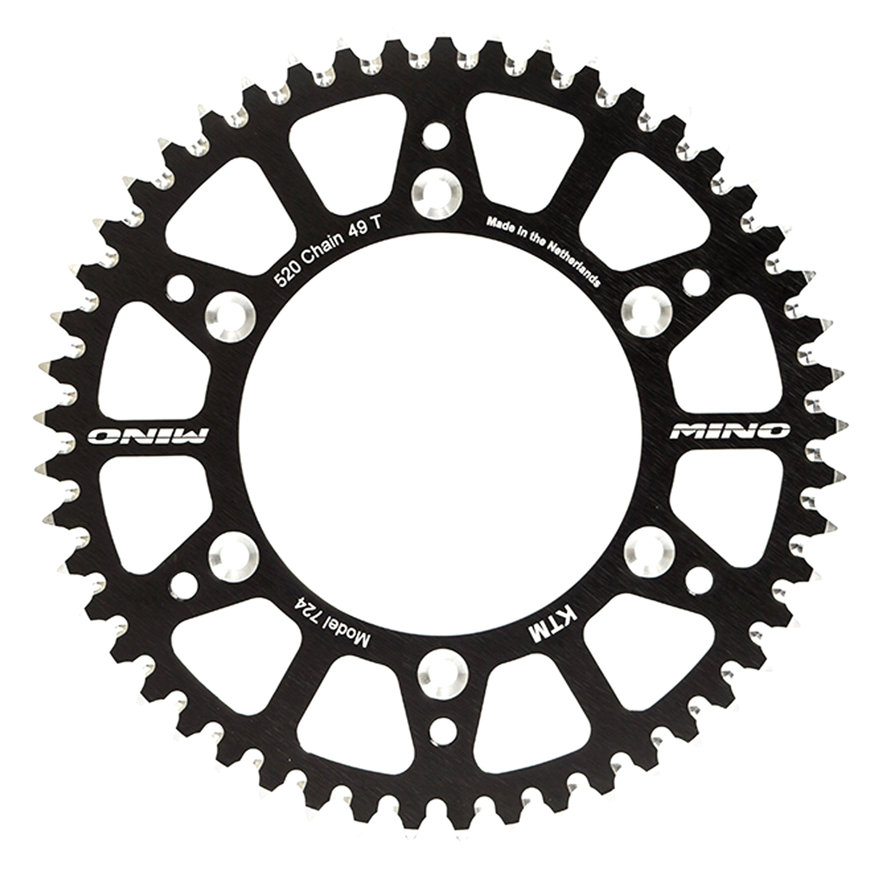 MINO REAR SPROCKET SURRON LIGHT BEE, E RIDE 56 TEETH 25-912-56-2 BLACK, ALLOY