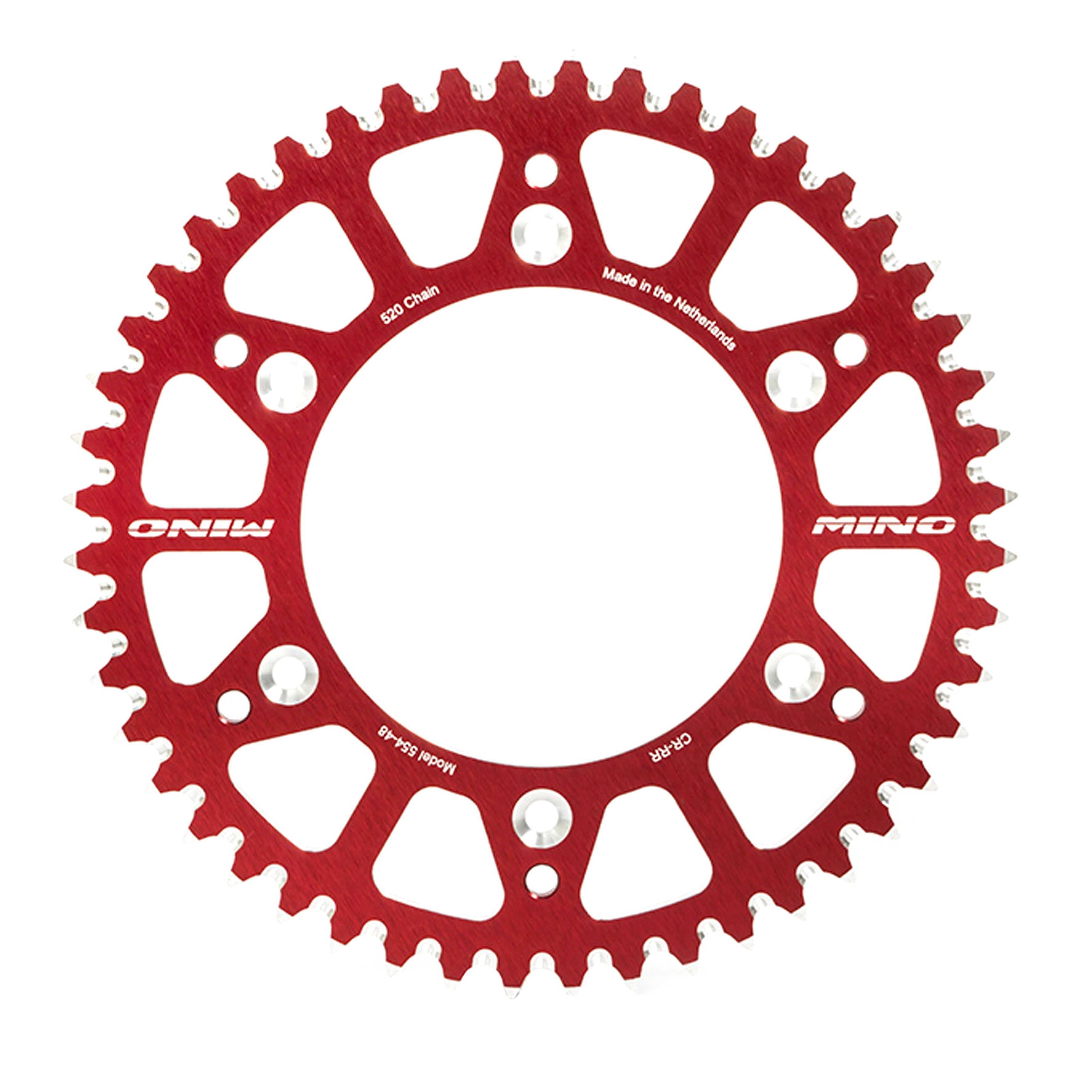MINO REAR SPROCKET SURRON LIGHT BEE, E RIDE 55 TEETH 25-912-55-3 RED, ALLOY