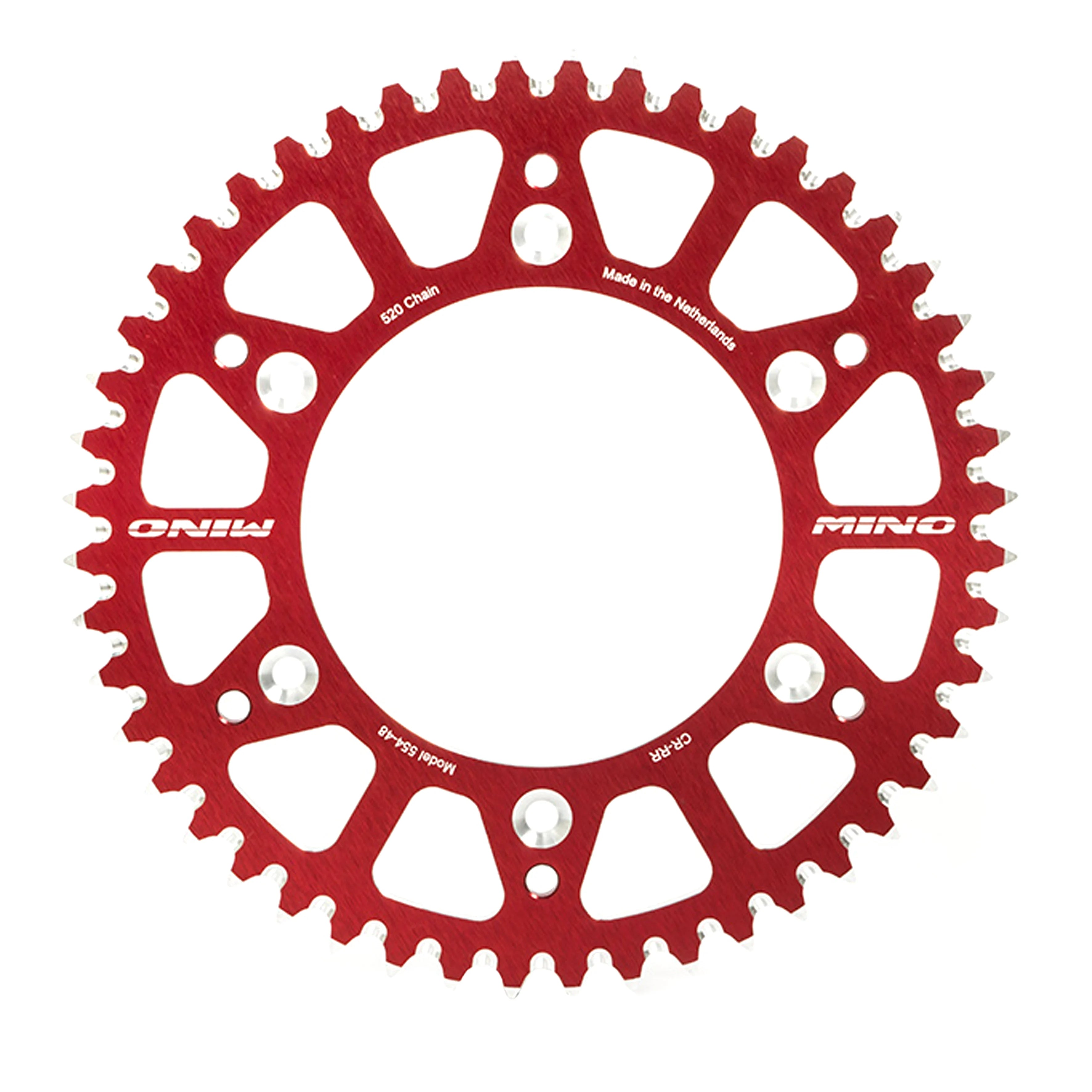 MINO REAR SPROCKET SURRON LIGHT BEE, E RIDE 58 TEETH 25-912-58-3 RED, ALLOY