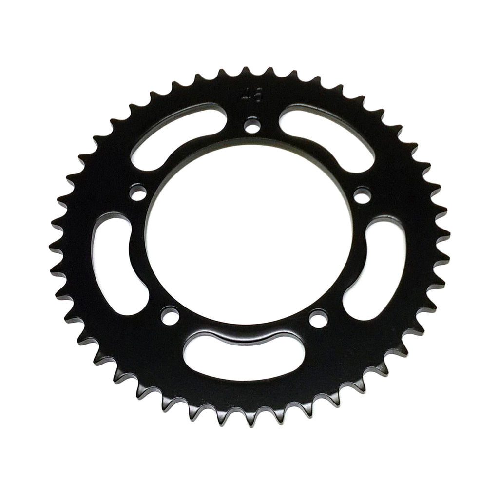 REAR SPROCKET STEEL 464 5-HOLE BLACK, KAWASAKI KX60, [JTR464.46]