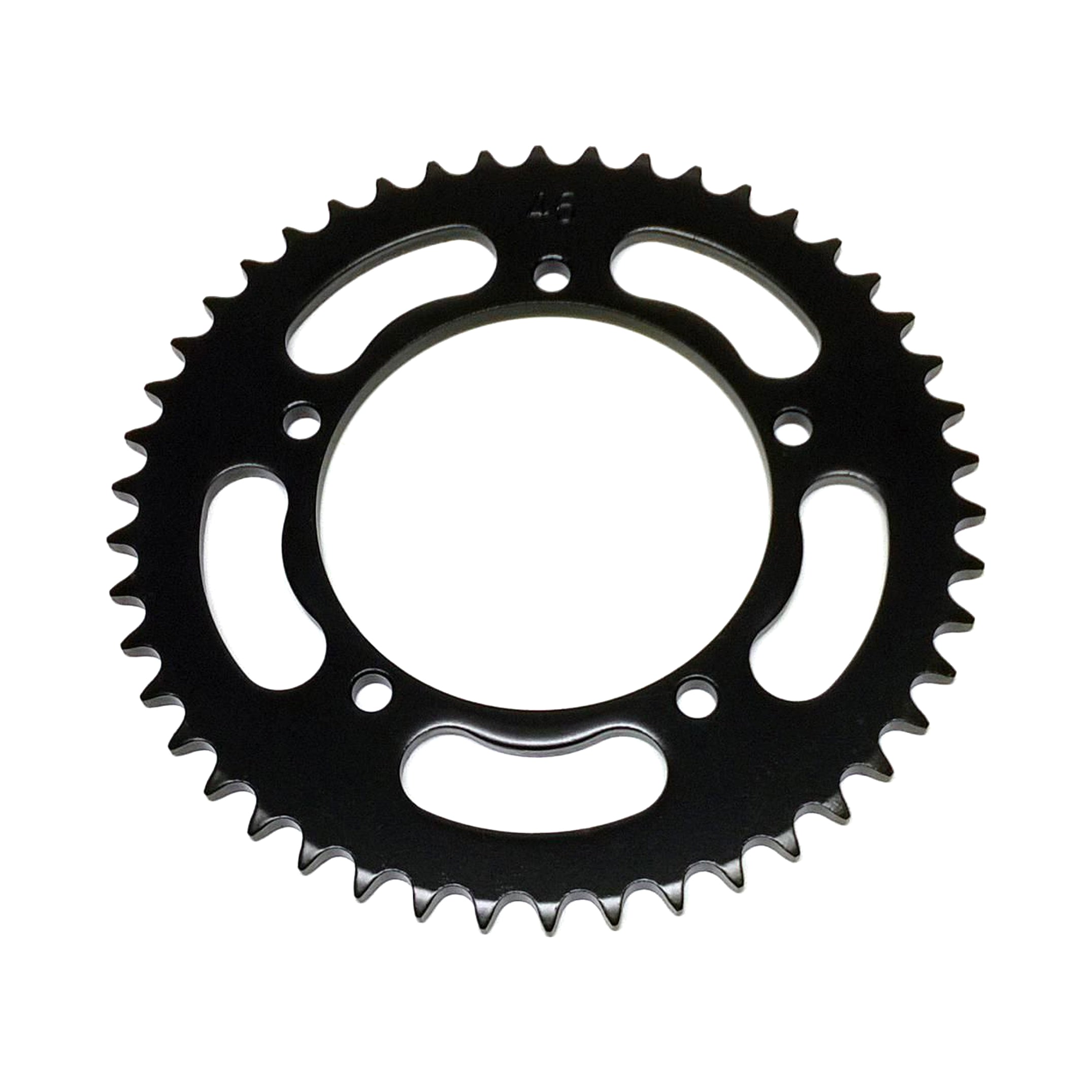 REAR SPROCKET STEEL 464 5-HOLE BLACK, KAWASAKI KX60, [JTR464.46]