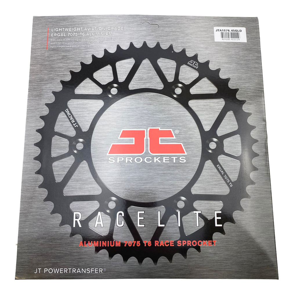 REAR SPROCKET ALLOY GOLD JTA1876.45GLD JT CHAIN