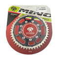 REAR SPROCKET ALLOY STEEL TWIN RING TM RACING 98-26 MINO 23-748-47 348-520-47 BLACK