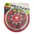 REAR SPROCKET ALLOY STEEL TWIN RING TM RACING 98-26 MINO 23-748-51 348-520-51 BLACK