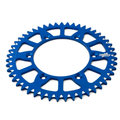 REAR SPROCKET VERTEX ALLOY 251, VERTEX 892-2015ECBU49, BLUE, 7075T6 ALLOY