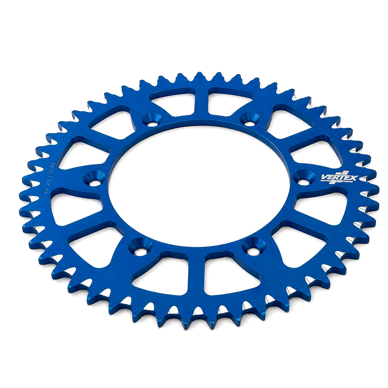REAR SPROCKET VERTEX ALLOY 251, VERTEX 892-2015ECBU49, BLUE, 7075T6 ALLOY