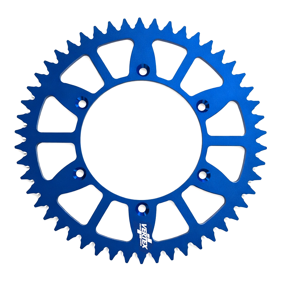 REAR SPROCKET VERTEX ALLOY 251, VERTEX 892-2015ECBU51, BLUE, 7075T6 ALLOY