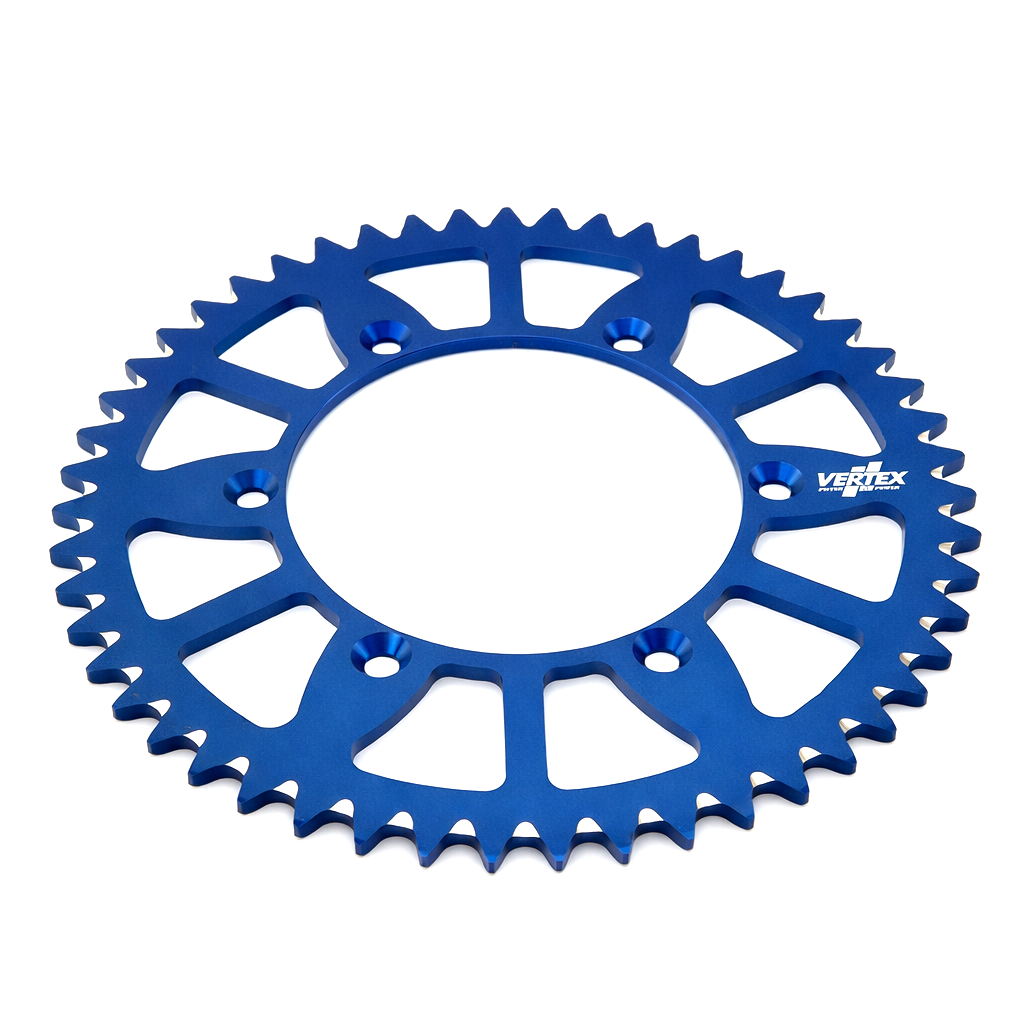 REAR SPROCKET VERTEX ALLOY 251, VERTEX 892-2015ECBU51, BLUE, 7075T6 ALLOY