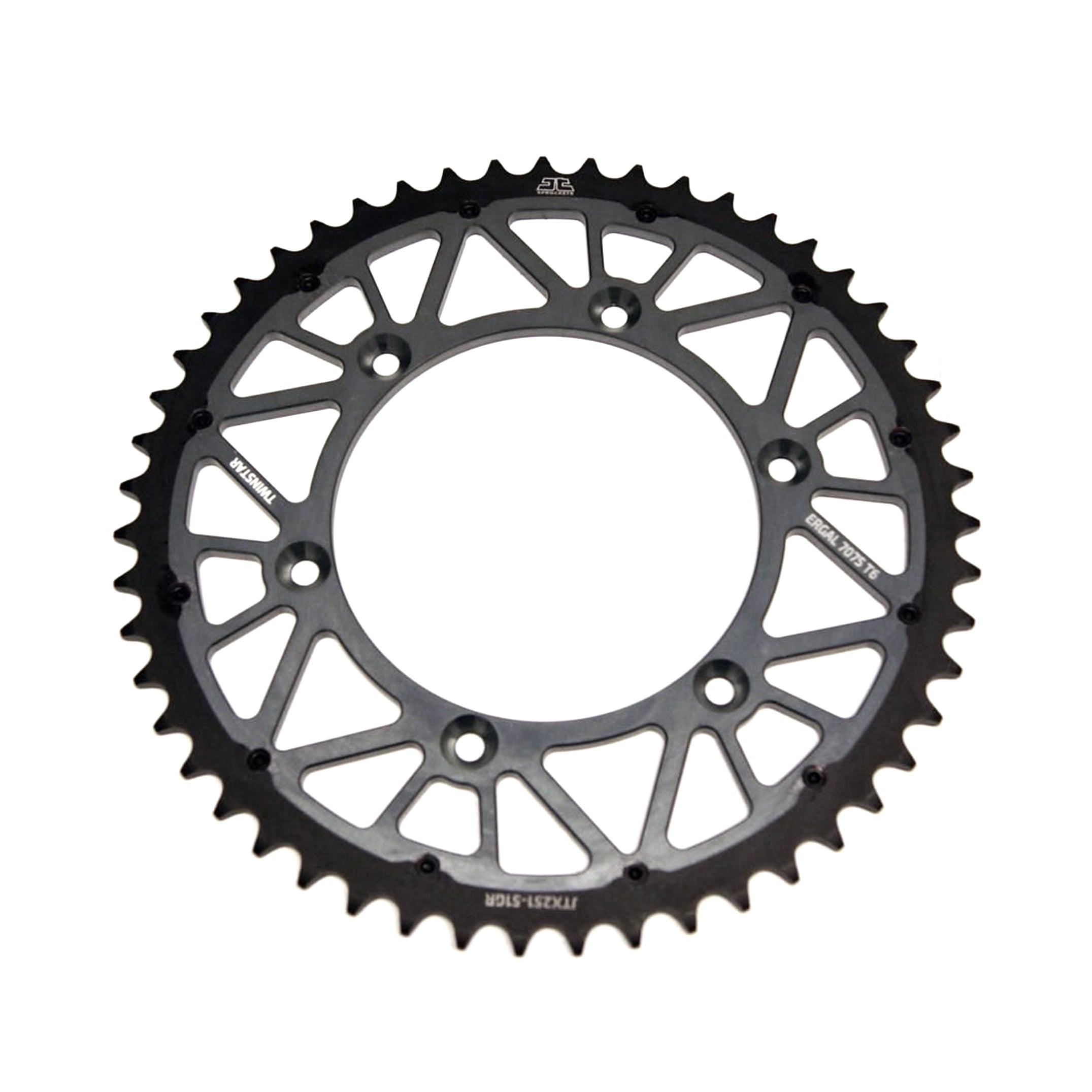REAR SPROCKET TWINRING JTX251.51GR, TWINSTAR ALLOY & STEEL