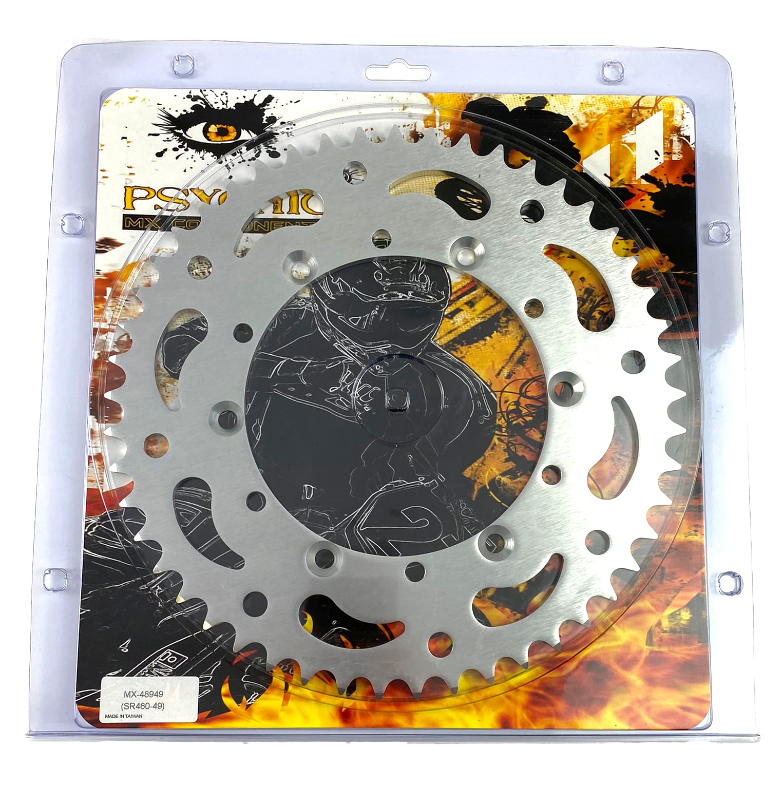 £8+VAT REAR SPROCKET ALLOY SILVER, [JTR460] KAWASAKI, KX, KDX, KLX, OTHERS, END OF LINE WAS £21