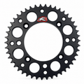 REAR SPROCKET BLACK ALLOY RENTHAL 46T, 2025 GASGAS/HUSQVARNA/KTM, ULTRALITE 518U-420-46GPBK