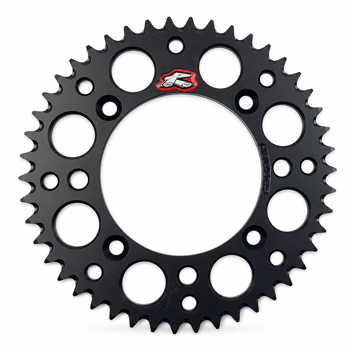 REAR SPROCKET BLACK ALLOY RENTHAL 46T, 2025 GASGAS/HUSQVARNA/KTM, ULTRALITE 518U-420-46GPBK