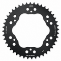 REAR SPROCKET ALLOY BLACK, JTA762.44BLK.7075-T6 Aluminium. DUCATI 520 Chain Conversion